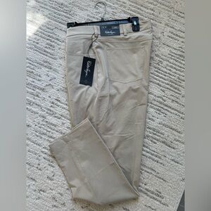 Walter Hagen Beige Men's Slim Fit Trousers